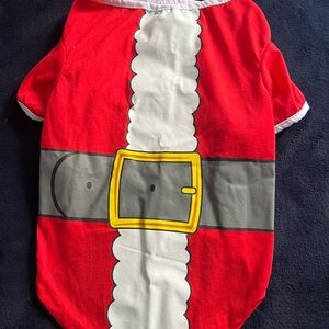 Red Santa Claus, pet dog shirt